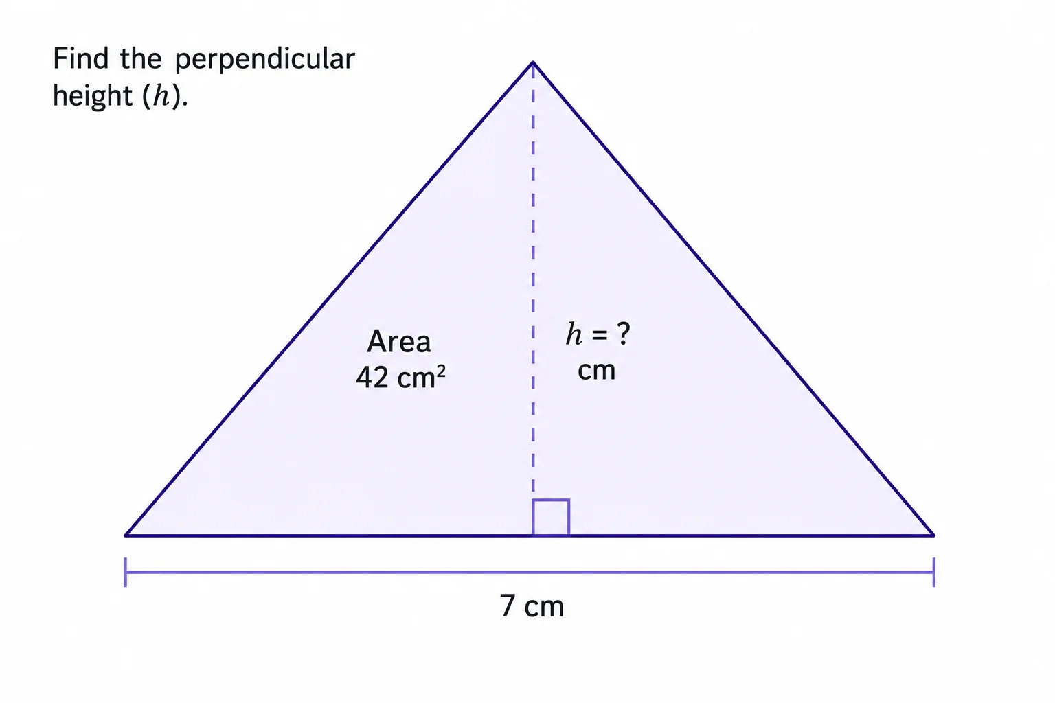 Area of a Triangle - Formula, Example, Practice