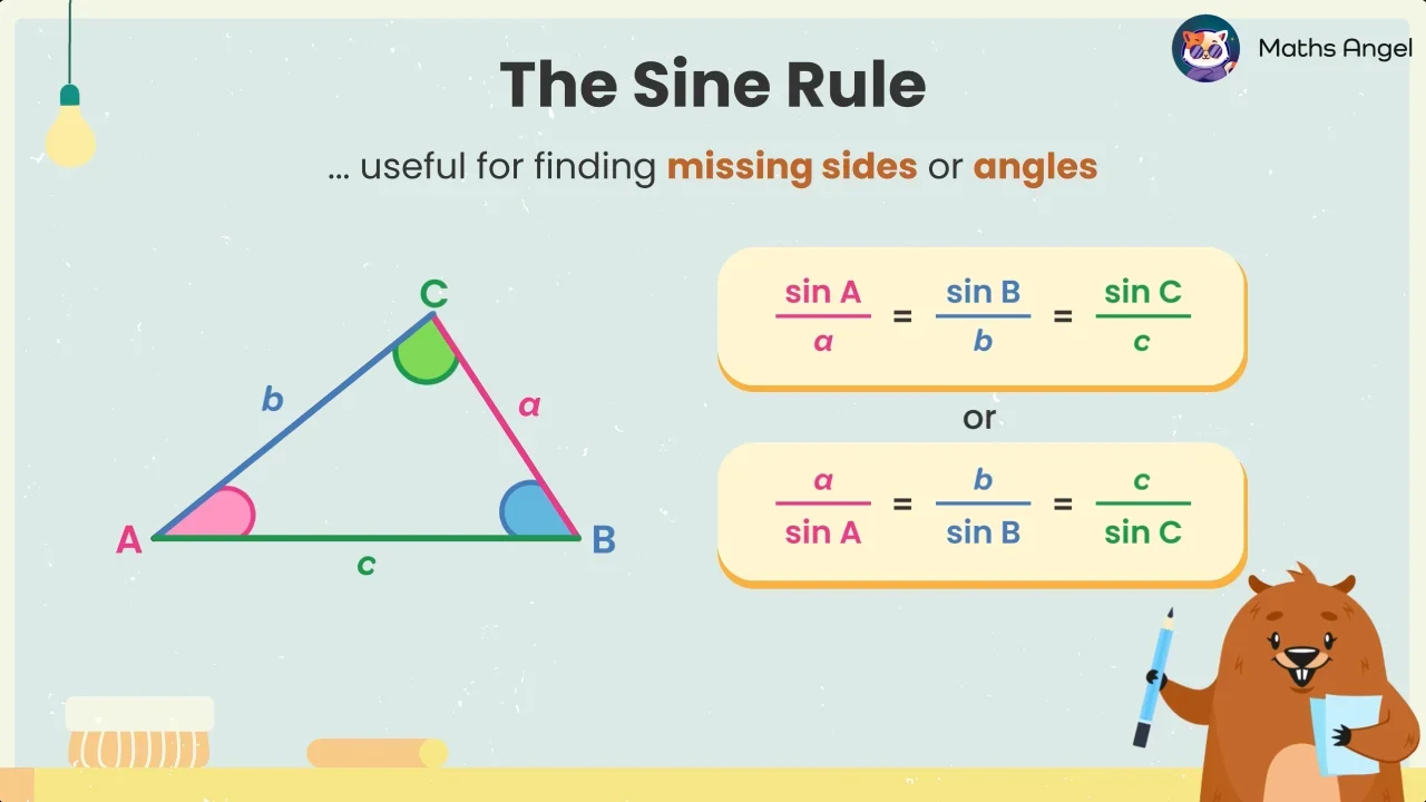 Sine Rule - How to Use the Formula to Find Sides or Angles