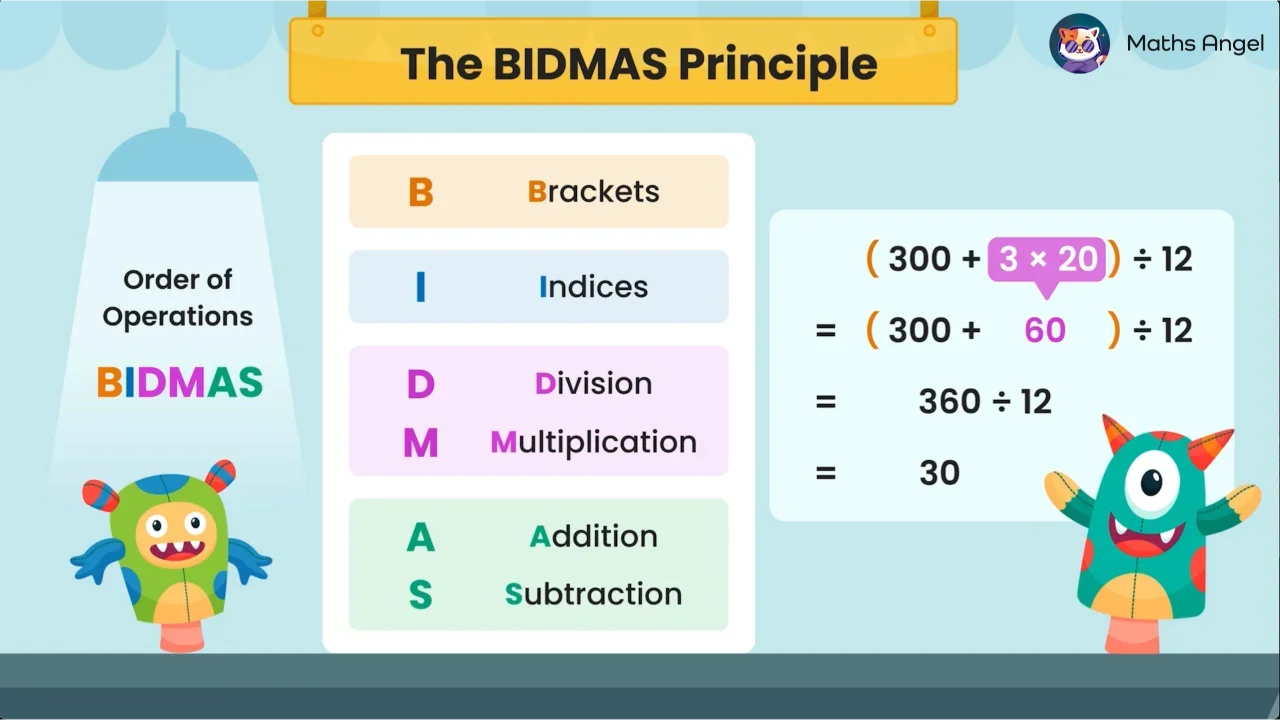 BIDMAS - Order of Operations | Rules & Examples