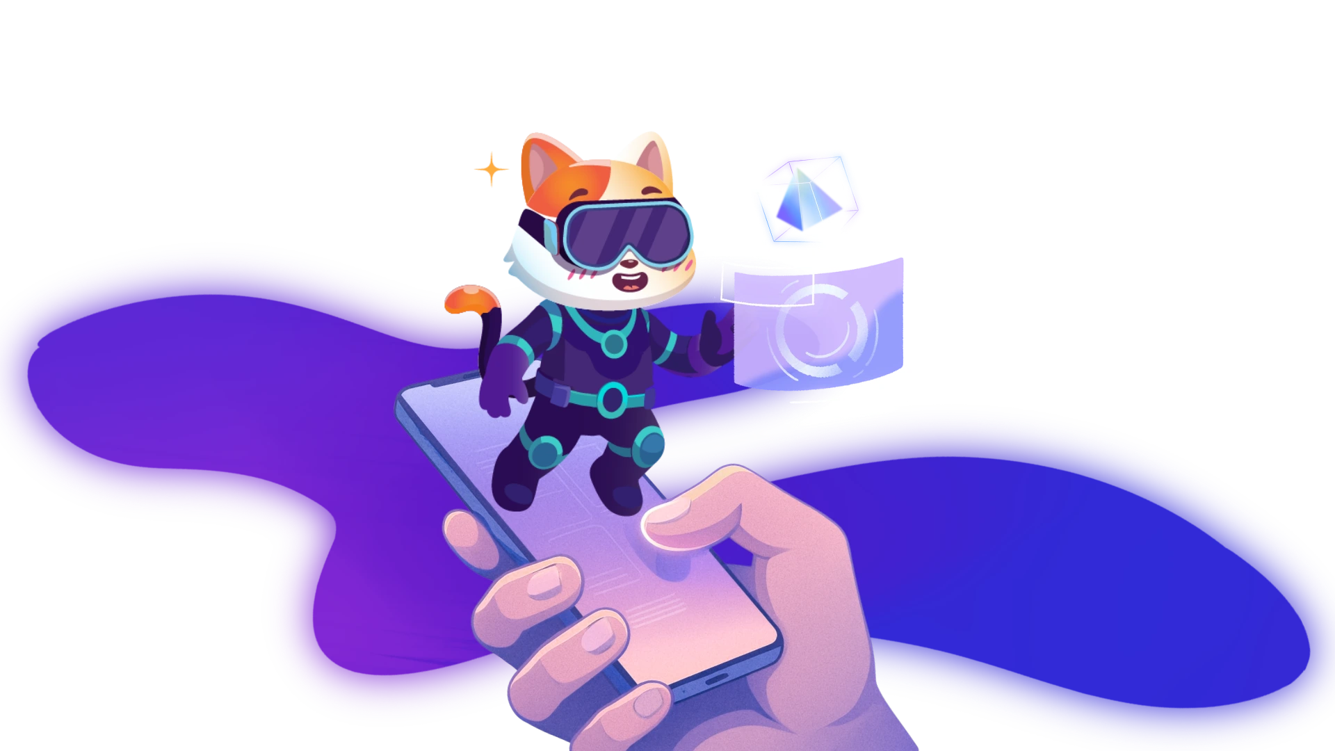 ChatCat AI Tutor Illustration
